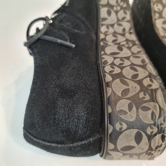 T.U.K. Alien Wrapped Platform Mondo Creepers W 8 M 6 Glow In The Dark Sole Black - Picture 9 of 14